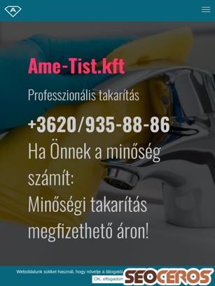 ame-tist.hu tablet Vorschau