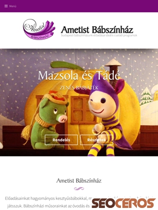 ametist.hu tablet előnézeti kép