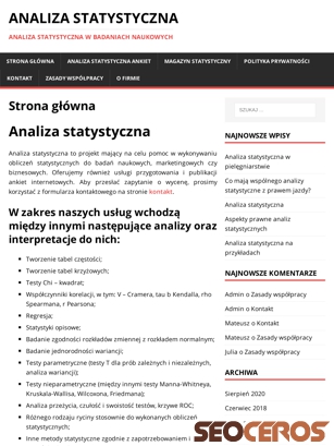 analiza-statystyczna.pl tablet Vorschau