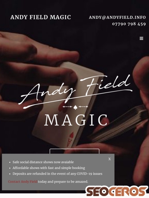 andyfield.info tablet preview