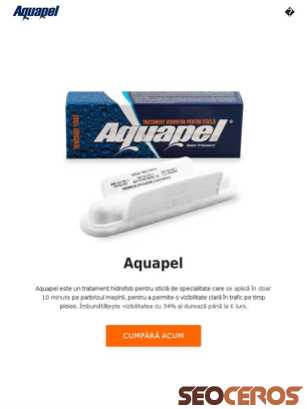 aquapel.ro tablet Vista previa