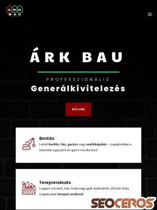 arkbau.hu tablet preview