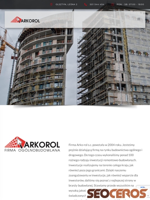 arkorol.pl tablet obraz podglądowy