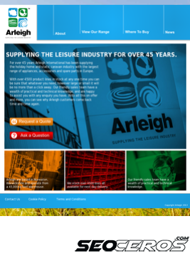 arleigh.co.uk tablet előnézeti kép