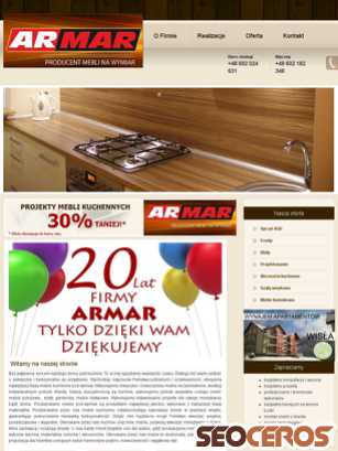 armar-meble.pl tablet előnézeti kép