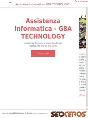 assistenzainformaticag8atechnology.com tablet előnézeti kép