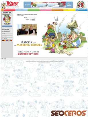 asterix.com tablet preview