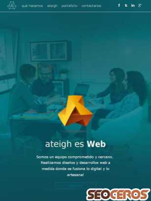 ateigh.com tablet Vorschau