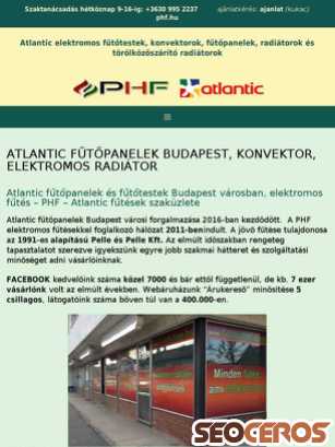 atlantic.futesprofi.hu/atlantic-futopanelek-budapest tablet előnézeti kép
