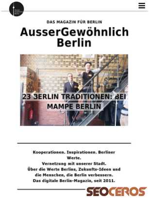 aussergewoehnlich-berlin.de tablet náhled obrázku