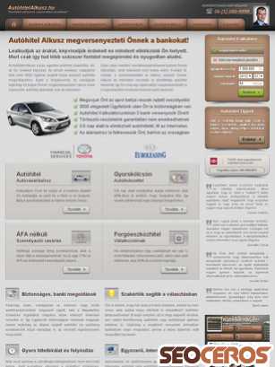 autohitelalkusz.hu tablet előnézeti kép