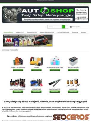 autoshop.waw.pl tablet previzualizare