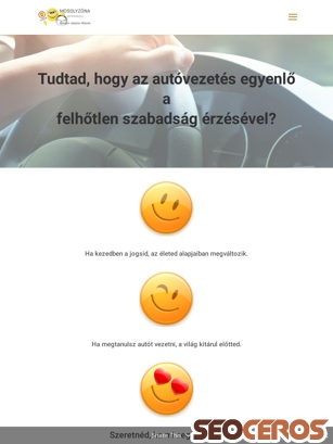 autosiskola-noknek.hu tablet preview