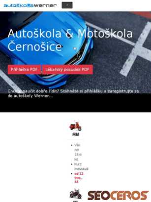 autoskolawerner.eu tablet prikaz slike