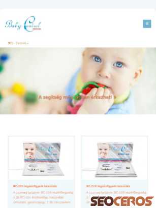 babycontrol.hu tablet obraz podglądowy