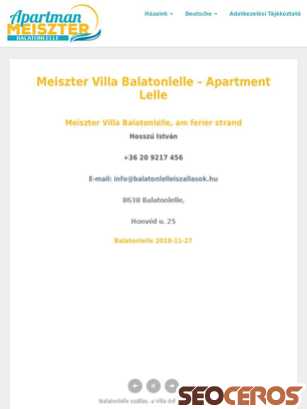 balatonlelleiszallasok.hu/meiszter-villa tablet náhľad obrázku