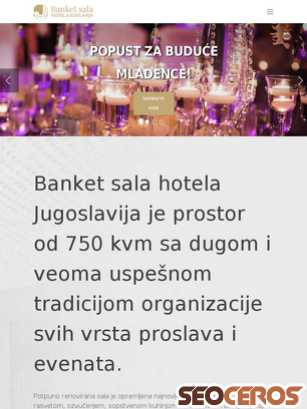 banketjugoslavija.com tablet Vorschau