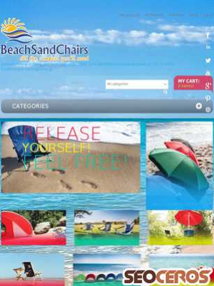 beachsandchairs.com tablet förhandsvisning