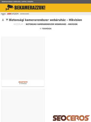 bekamerazzuk.hu/biztonsagi-kamerarendszer-webaruhaz tablet előnézeti kép