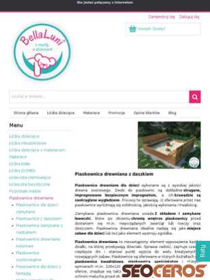 bellaluni.pl/piaskownice-drewniane tablet előnézeti kép