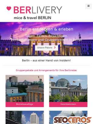 berlin-gruppenreisen.com tablet prikaz slike