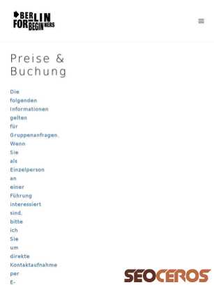 berlinforbeginners.de/preise-buchung tablet preview