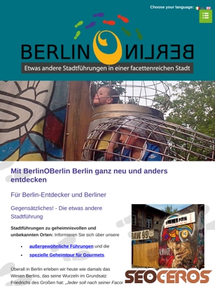 berlinoberlin.com/pages/de/home.php tablet anteprima