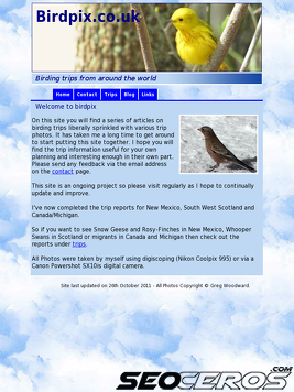 birdpix.co.uk tablet náhled obrázku
