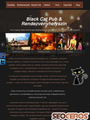 blackcatpub.hu tablet náhled obrázku
