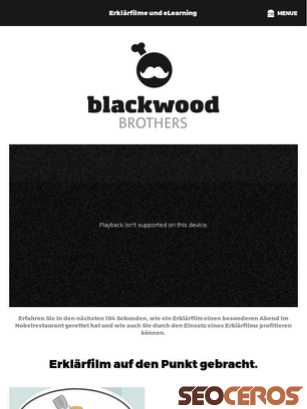 blackwood-brothers.de tablet vista previa