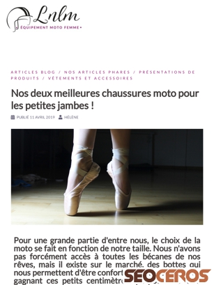 blog.lnlm.fr/2019/04/11/chaussures-de-moto-comment-gagner-quelques-precieux-centimetres tablet Vorschau