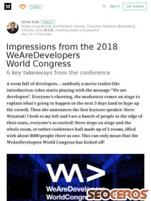blog.samebug.io/impressions-of-the-2018-wearedevelopers-world-congress-89dea5ff7560 tablet náhľad obrázku