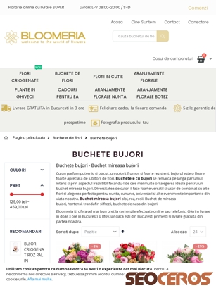 bloomeria.ro/buchete-de-flori/buchete-bujori tablet előnézeti kép