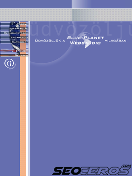 blueplanet.hu tablet előnézeti kép