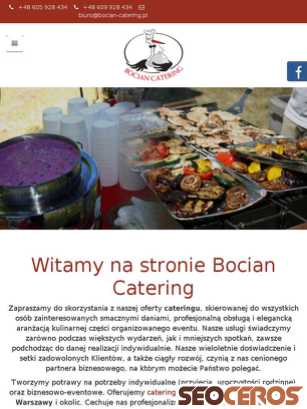 bocian-catering.pl tablet vista previa