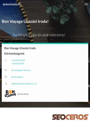 bonvoyage.hu tablet előnézeti kép