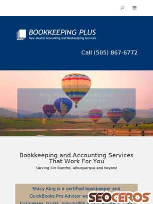 bookkeepingplusnm.com tablet Vista previa