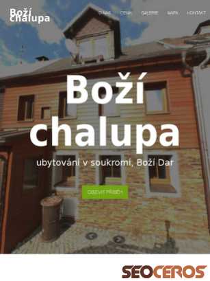 bozichalupa.cz tablet förhandsvisning