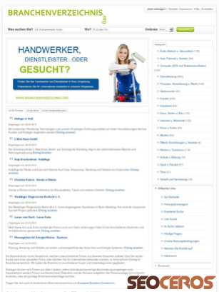 branchenverzeichnis.org tablet Vorschau