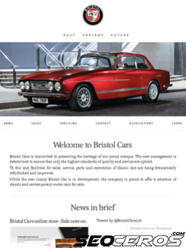 bristolcars.co.uk tablet preview