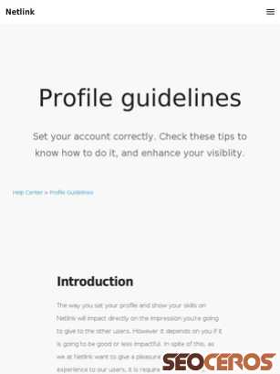 buildnetlink.com/profile-guidelines tablet preview