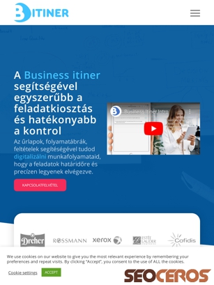 business-itiner.com tablet Vista previa