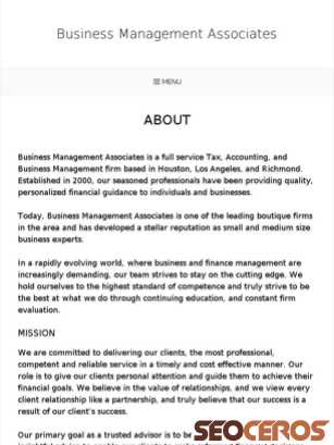 businessmanagementassoc.com tablet preview