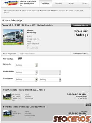 busplatz.com tablet náhľad obrázku