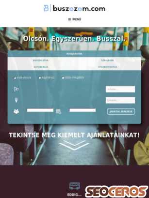 buszozom.com tablet náhľad obrázku