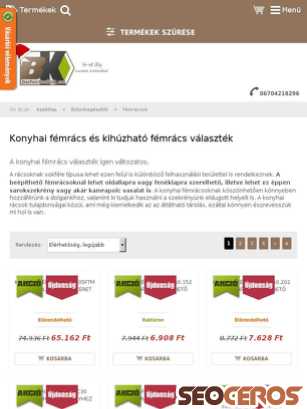 butorkellek.eu/butorkiegeszitok/konyhai-femracsok tablet previzualizare