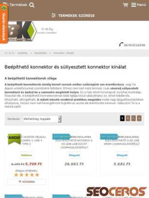 butorkellek.eu/keszulekek/konnektor-eloszto tablet náhled obrázku