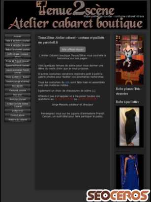 cabaret-burlesque.jimdo.com tablet prikaz slike