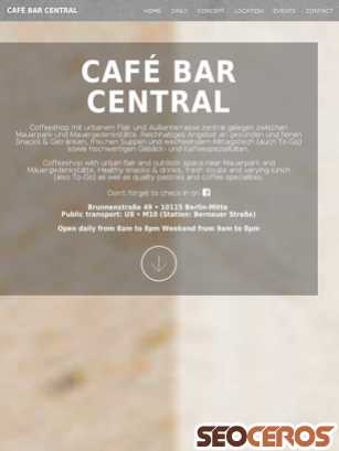 cafebar-central.com/preview tablet Vorschau