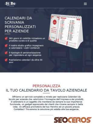 calendari-da-scrivania-personalizzati-2020.sibegroup.com tablet náhled obrázku